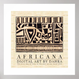 TRIBAL AFRICAN POSTER