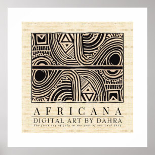 TRIBAL AFRICAN POSTER