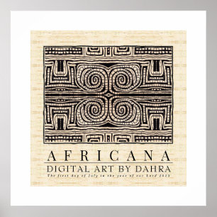 TRIBAL AFRICAN POSTER