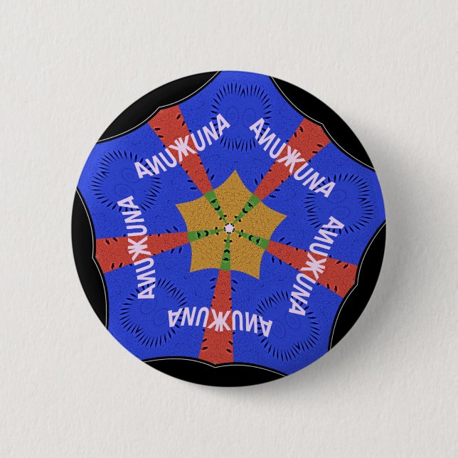 Tribal afrikansk design: Hakuna Matata Knapp (Framsida)