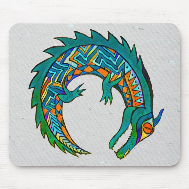 Tribal Alligator Musmatta (Framsidan)