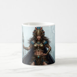 Tribal Amazon Drottning Mugg – Forntida Krigare Fa