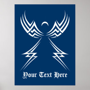 Tribal Angel anpassningsbar poster