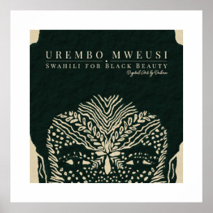 Tribal Ansikte Markings Poster