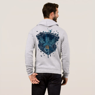 Tribal Armor Dragon Paint Splotch Design Hoodie T Shirt
