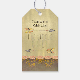 Tribal Arrow Baby Shower Presentetikett