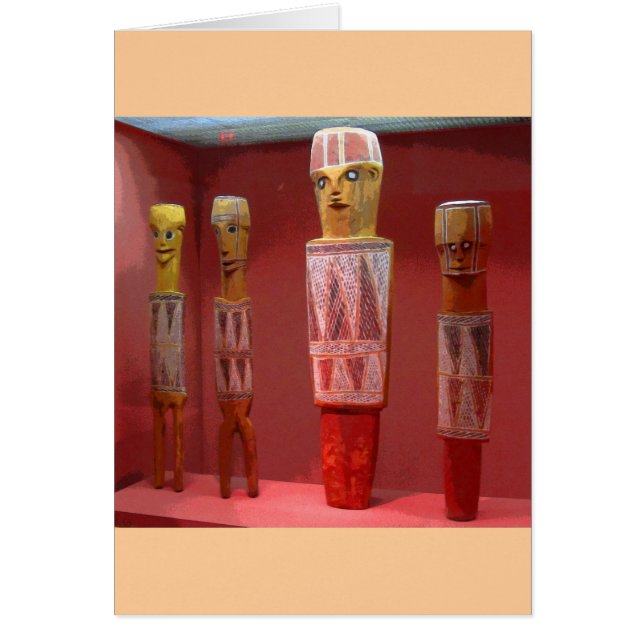 Tribal Art CB Hälsningskort (Framsidan)