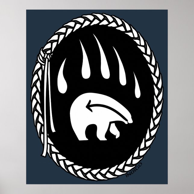 Tribal Art Poster stamkonstutskrifter Poster  stam (Framsidan)