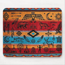 Tribal Art Skrivbords Musmatta