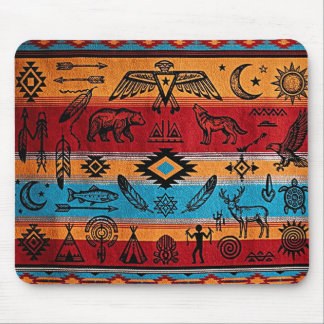 Tribal Art Skrivbords Musmatta