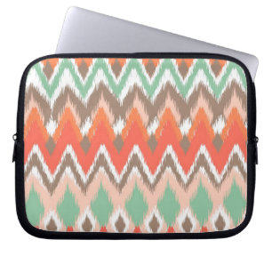 Tribal aztec chevron zig zag ikat chic mönster laptop fodral