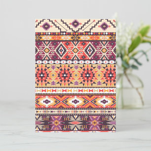 Tribal Aztec Inbjudningar