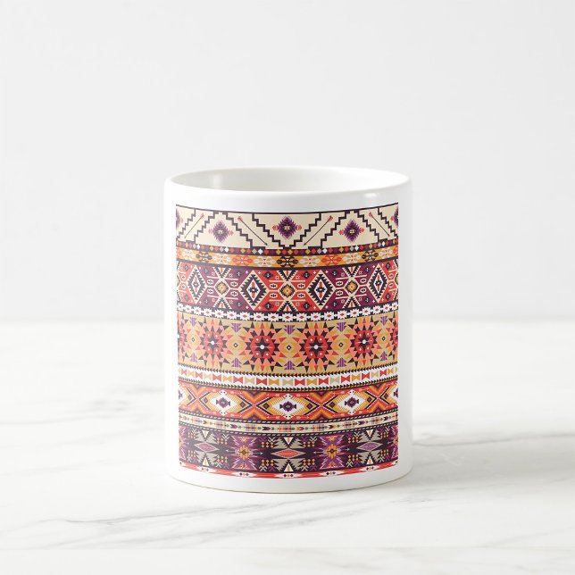 Tribal Aztec-konst Kaffe Mugg (Skapare uppladdad)