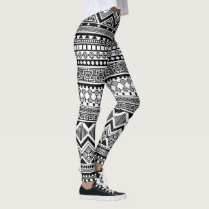 Tribal Aztec mönster Leggings