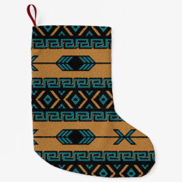 Tribal Aztec Mönster Southwest jul Julafton Liten Julstrumpa