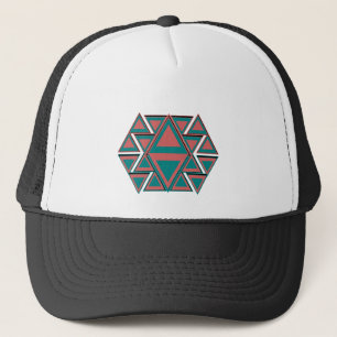 Tribal Aztec Mönster Truckerkeps Baseball Cap