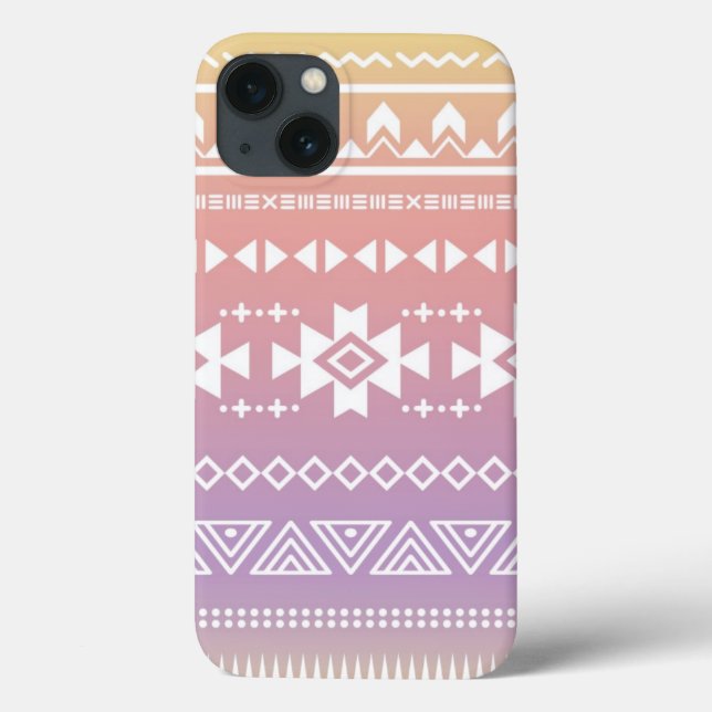 Tribal aztec ombre mönster (Baksida)