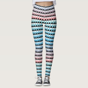 Tribal Aztec Ombre Mönster Leggings
