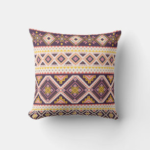 Tribal Aztec stripe, geometric mönster. Kudde
