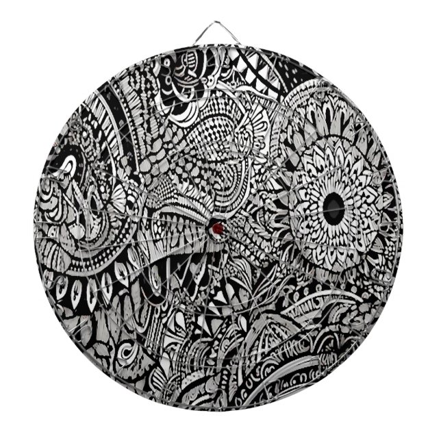 Tribal b/w darttavla (Framsidan)