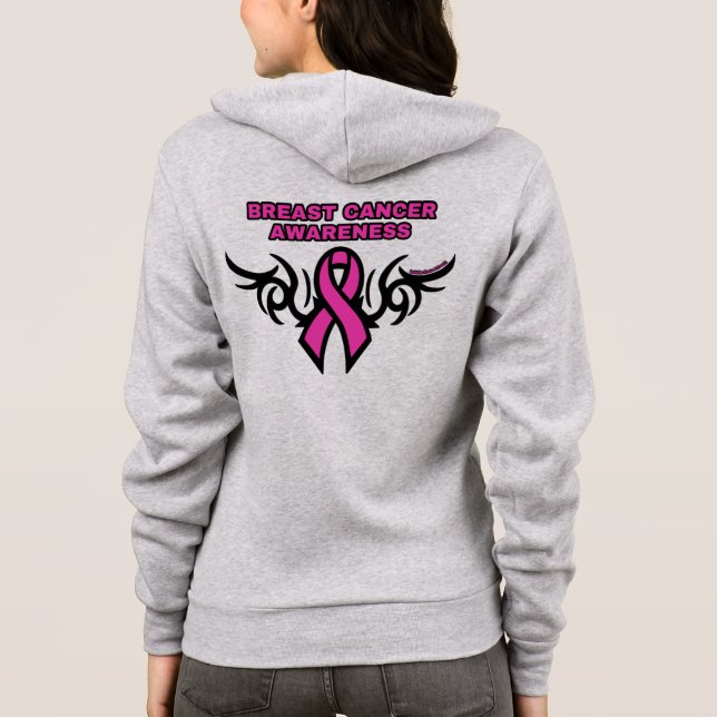 Tribal band...bröstcancer t shirt (Baksida)