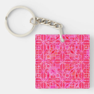 Tribal Batik - Fuchsia-rosans nyanser