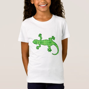 Tribal batik Gecko - lime and emerald grönt Tröja