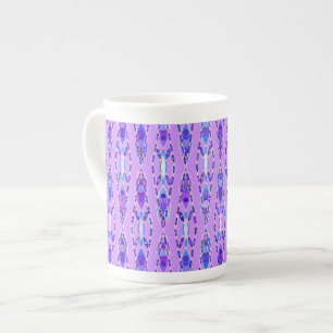 Tribal Batik - Lavender, Blue and Violet Benporslin Mugg