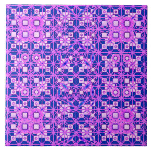 Tribal Batik - lilans nyanser Kakelplatta