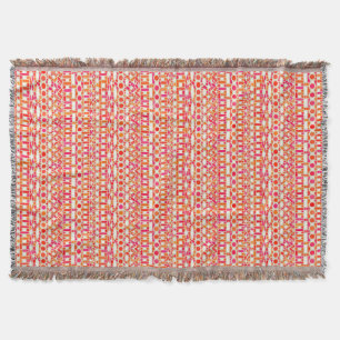 Tribal Batik - orange- och rosa - nyanser Mysfilt