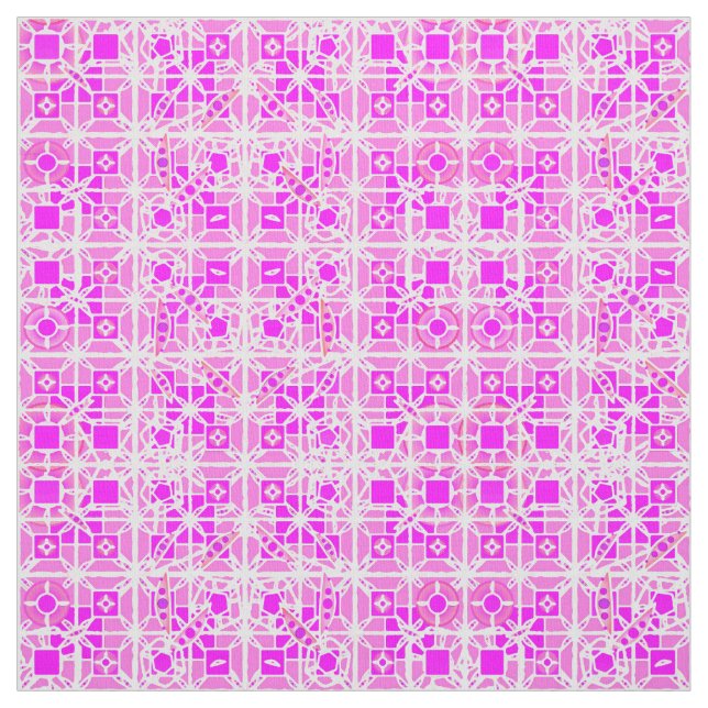 Tribal Batik - rosans och orkidéernas nyanser Tyg (Provkarta)