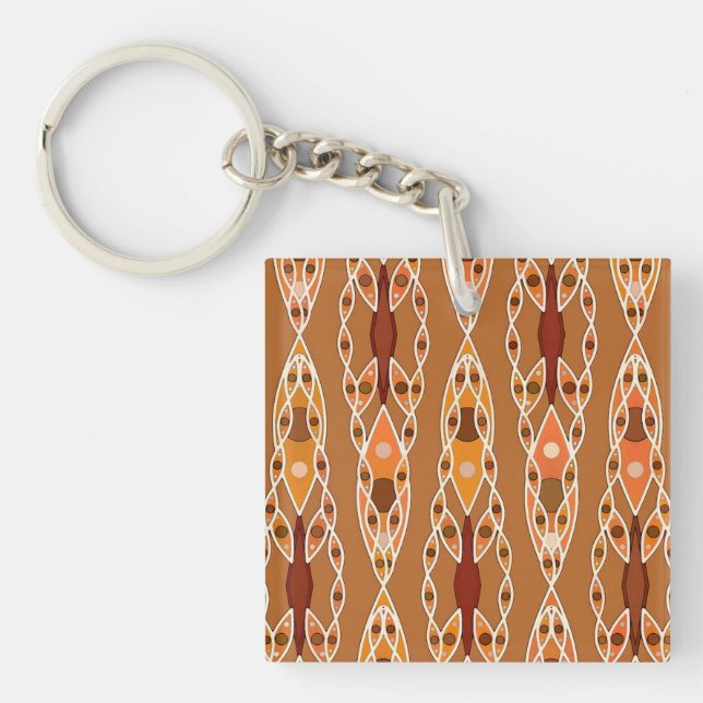 Tribal Batik - Rust, Terracotta och Beige (Framsidan)