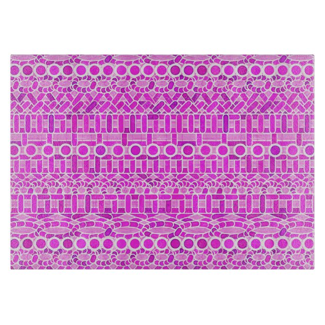 Tribal Batik - shajer av orkidé och violett (Framsidan)