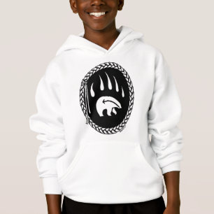Tribal Bear Art Kids Hoodie Bear Klo Kids Hoodie T Shirt