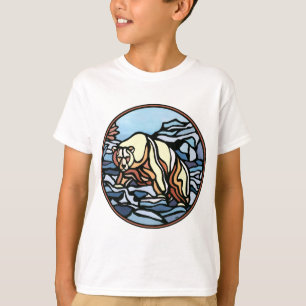 Tribal Bear Kids T-shirt Polar Bear Barn tröja