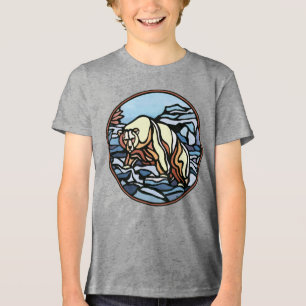 Tribal Bear Kids T-shirt Polar Bear Kids Tröjor