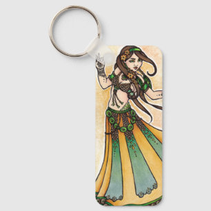 Tribal Belly Dancer Nyckelring