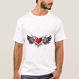 Tribal Bevingat Hjärta T Shirt