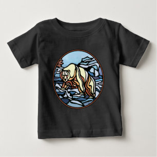 Tribal Björn Baby Creeper Isbjörn Babypresenter T Shirt
