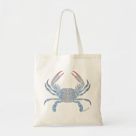 Tribal Blue Crab Tygkasse