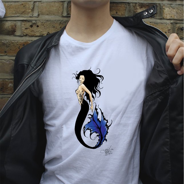 Tribal Blue-Sjöjungfru T-shirt (Skapare uppladdad)