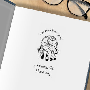 Tribal Boho Dreamcatcher - bokplåt Stämpel