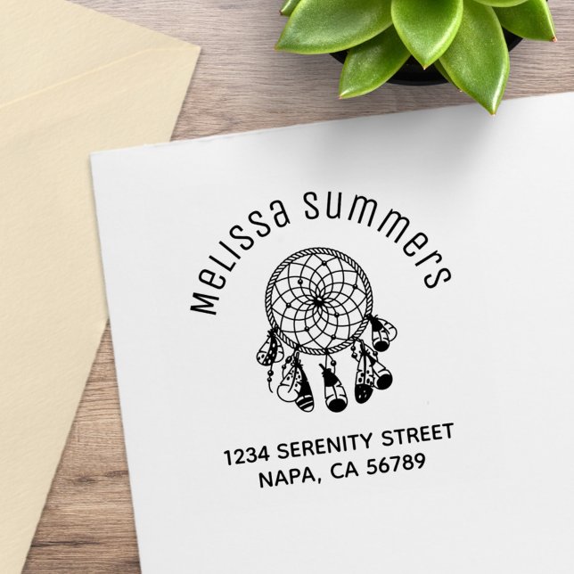 Tribal Boho Drömfångare Valvbricka Stämpel (Skapare uppladdad)