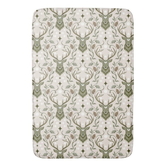 Tribal Boho Hjort, Drömmer om Hjort Badrumsmatta (Framsidan (Vertikal))