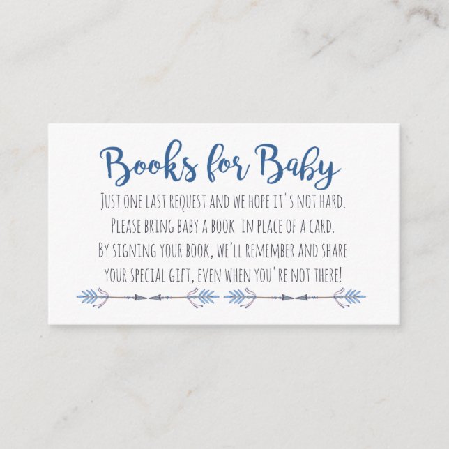 Tribal Bokar för Baby Tilläggskort (Framsida)