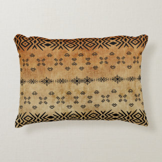 Tribal Brown Beige Prydnadskudde