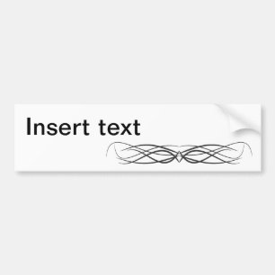 Tribal Bumper Sticker Bildekal