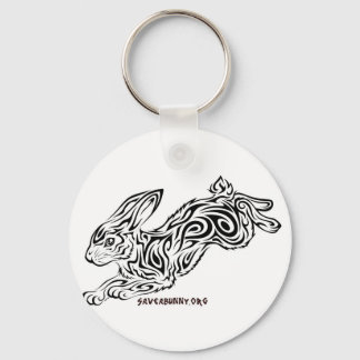 Tribal Bunny Nyckelring