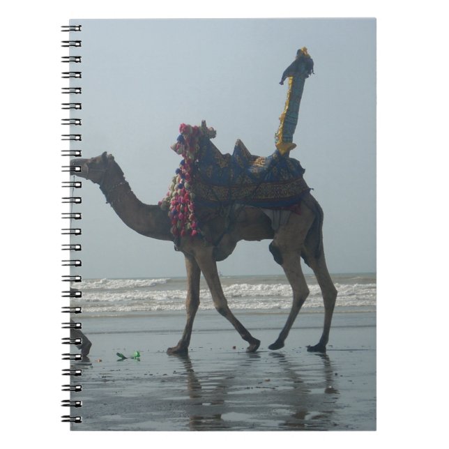 Tribal Camel Ride: God morgon Tide Sands & Sea Anteckningsbok (Framsidan)