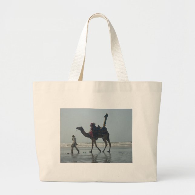 Tribal Camel Ride: God morgon Tide Sands & Sea Jumbo Tygkasse (Framsidan)